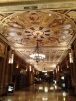 The grand hall in the Biltmore Hotel Los Angeles.